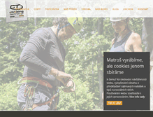 Tablet Screenshot of climbingtechnology.cz